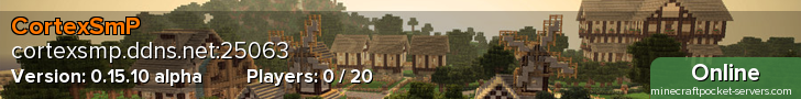 Banner for CortexSmP Minecraft server