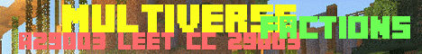 Banner for >>>MultiVerse Minecraft server