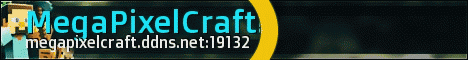 Banner for MegaPixelCraft! Minecraft server