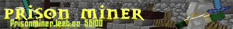 Banner for Prison miner Minecraft server