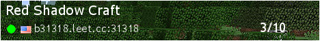 Banner for Red Shadow Craft Minecraft server