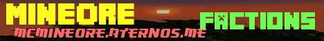 Banner for MineOre Minecraft server