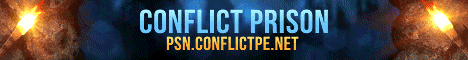 Banner for ConflictPE - Prison Minecraft server