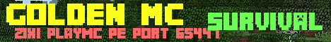 Banner for Golden MC Minecraft server