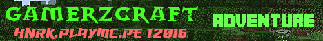 Banner for GamerzCraft Minecraft server