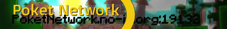 Banner for Poket Network Minecraft server