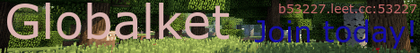 Banner for Globket Minecraft server