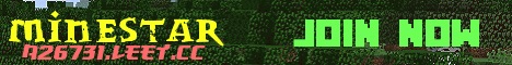 Banner for MineStar Minecraft server