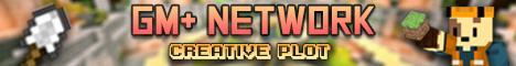 Banner for GM+ Network Minecraft server