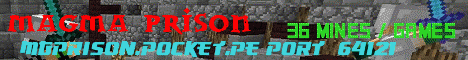 Banner for Magma Prison Minecraft server