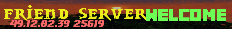 Banner for Friend server Minecraft server