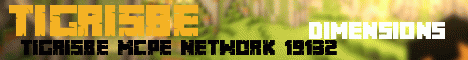 Banner for TigrisBE Minecraft server