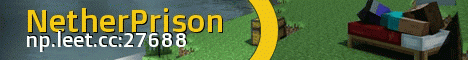 Banner for NetherPrison Minecraft server