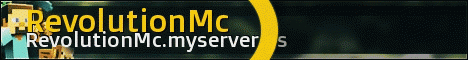 Banner for RevolutionMc Minecraft server