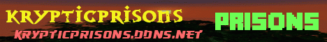 Banner for KrypticPrisons Minecraft server