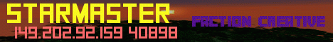 Banner for Star Master McPe Minecraft server