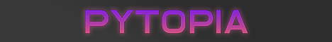 Banner for Pytopia Minecraft server