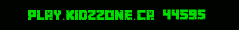 Banner for KidzZone Server HUB - Multiple S Minecraft server