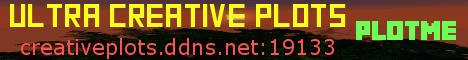 Banner for Ultra Creative Plots Minecraft server