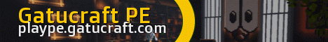 Banner for Gatucraft PE (USA Version) Minecraft server