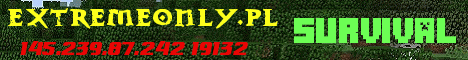 Banner for [PL] BedRock | ExtremeOnly.pl Minecraft server