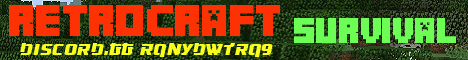 Banner for RetroCraft Minecraft server