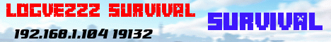 Banner for LogVezzz Survival Minecraft server