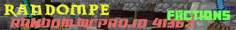 Banner for &cRandom&1PE Minecraft server