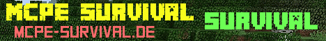 Banner for MCPE-Survival Minecraft server
