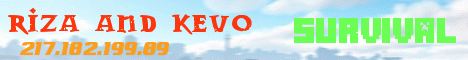 Banner for Riza and Kevo Minecraft server