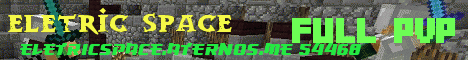 Banner for Eletric Space (full pvp) Minecraft server
