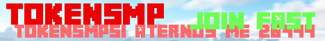 Banner for Tokensmp Minecraft server