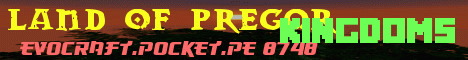 Banner for Land Of Pregor Minecraft server