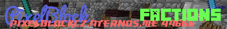 Banner for PixelBlock Minecraft server