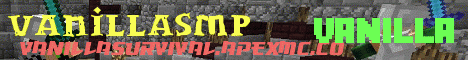 Banner for Vanilla Survival Minecraft server
