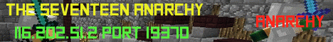 Banner for The 17 Anarchy Bedrock Minecraft server