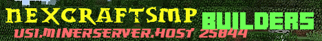 Banner for NEXCRAFTSMP Minecraft server