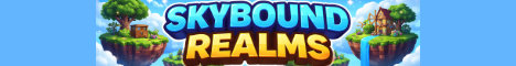 Banner for Skybound realms Minecraft server
