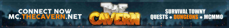 Banner for The Cavern Minecraft server