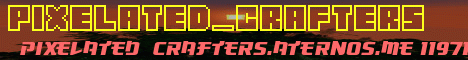 Banner for Pixelated_Crafters Minecraft server