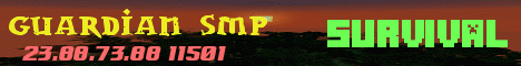 Banner for Guardian SMP Minecraft server