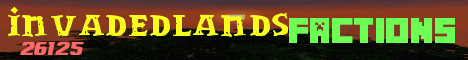 Banner for Invaded lands pe Minecraft server