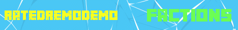Banner for RatedRemoDemo Minecraft server