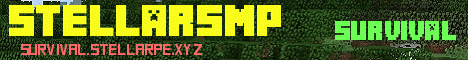 Banner for StellarSMP Minecraft server
