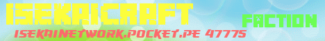 Banner for ISEKAICRAFT-NETWORK Minecraft server