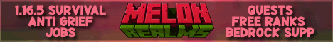 Banner for Melon Realms Minecraft server