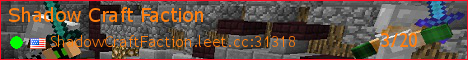 Banner for Shadow Craft Faction Minecraft server