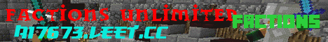 Banner for Factions Unlimited Minecraft server