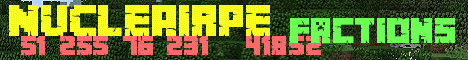 Banner for NucleairPE V1.0.1 Minecraft server