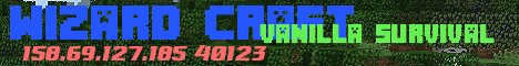 Banner for Wizard Craft! Minecraft server